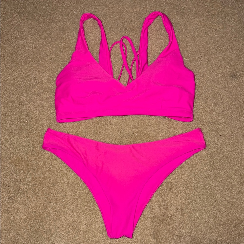 Vibrant Pink Bikini Set